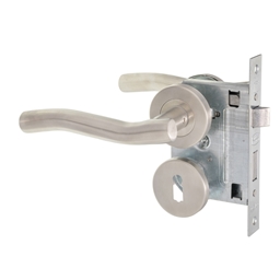 M9D40 - 2 Lever Lockset Cobia ST/ST Rose -M9D40_A_L_T